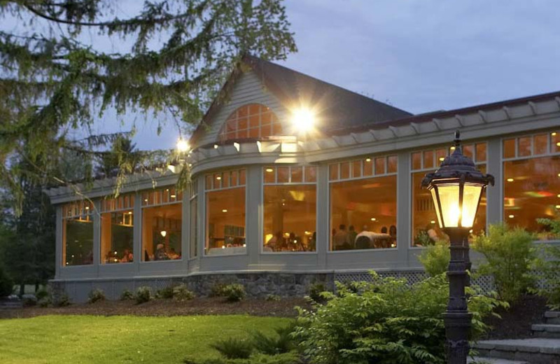 Conference center exterior at Mountain Springs Lake Resort.