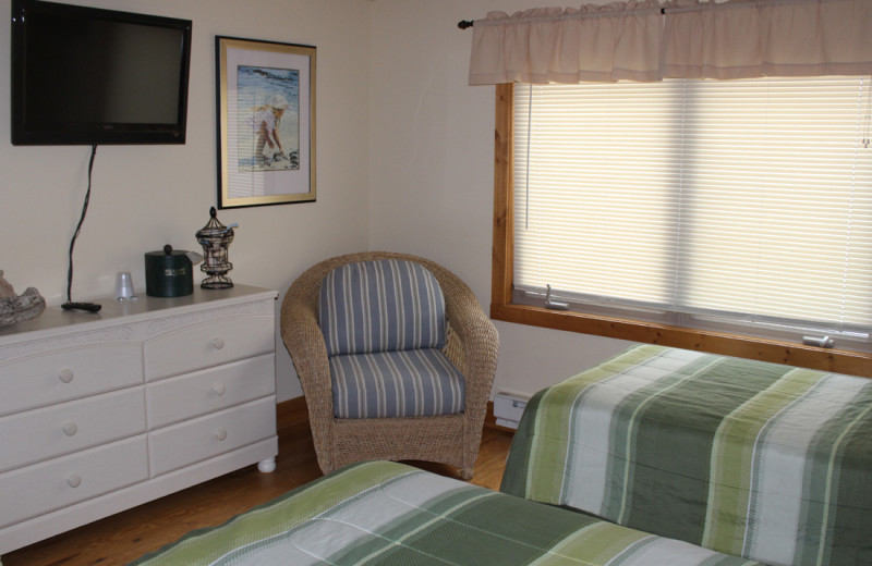 Guest room at Big Sandy Lodge & Resort.