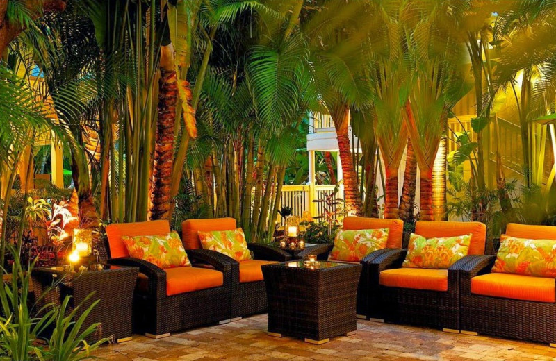 Patio at The Inn at Key West.