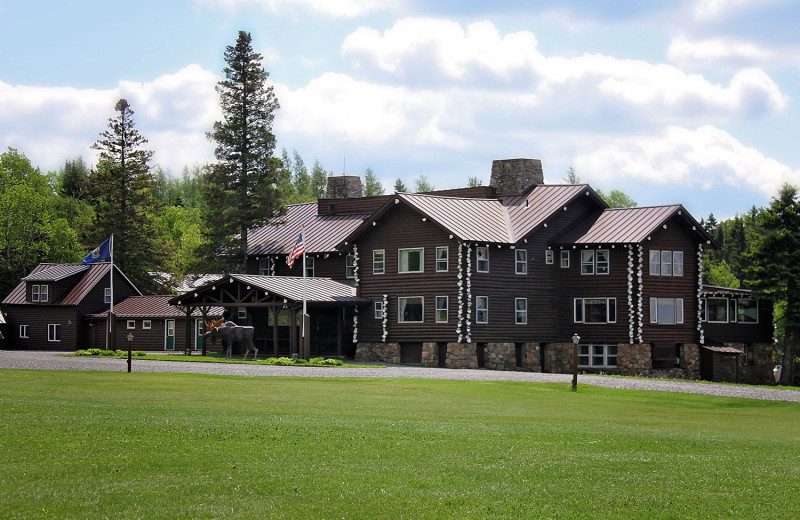 Exterior view of Unity College Sky Lodge.