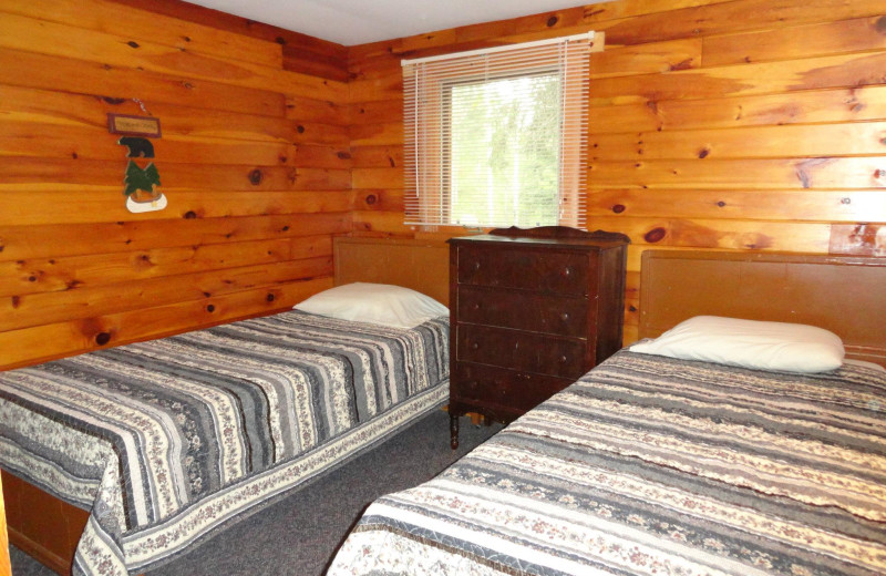 Cabin bedroom at YMCA Camp Northern Lights.