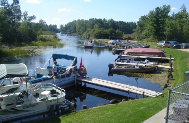 Marina at Popp's Resort.