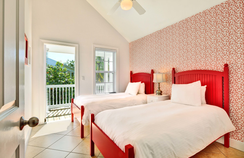 Guest room at Tranquility Bay Beach House Resort.