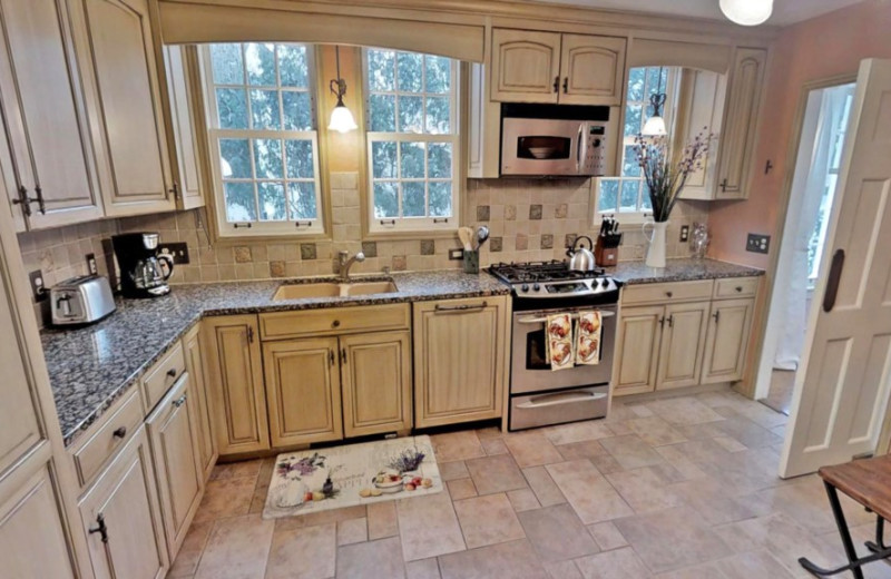 Rental kitchen at Minnestay.