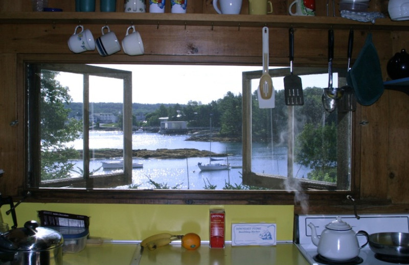 View from Harborfields Waterfront Vacation Cottages.