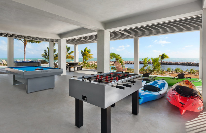 Rental game room at Florida Keys Vacations Inc.