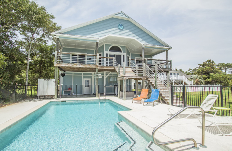 Rental pool at Oak Island Accomodations.