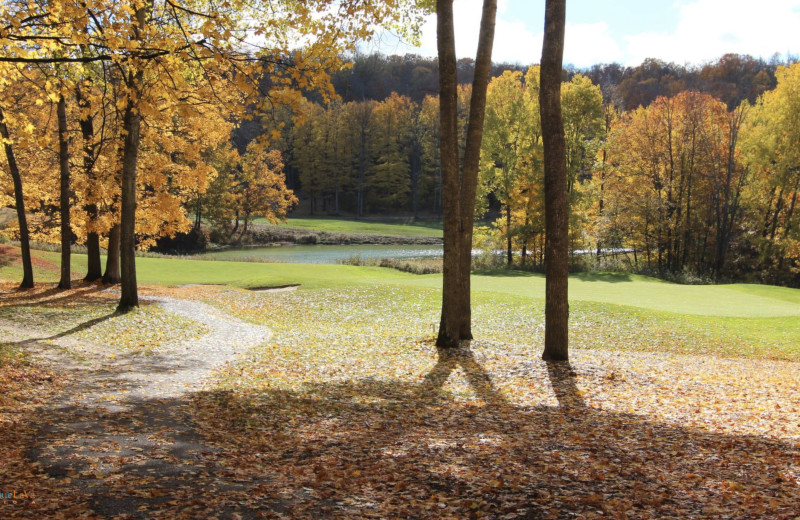 Golf course at Hawk's Eye Golf Resort.