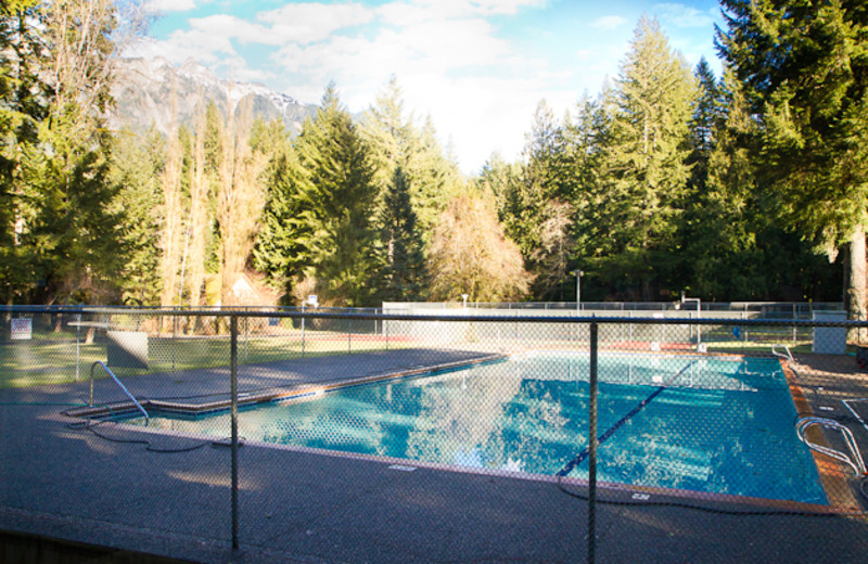 Rental pool at Luxury Getaways.