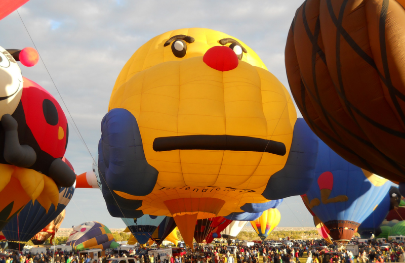 Balloon festival at American RV Park.