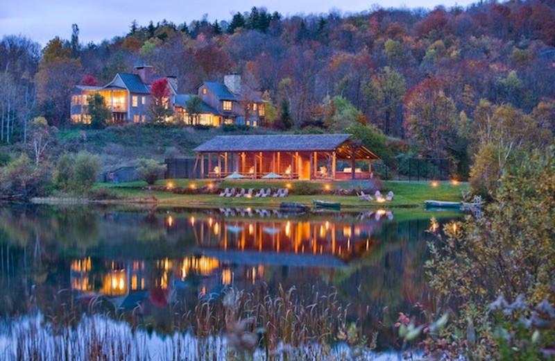 Exterior view of Twin Farms.