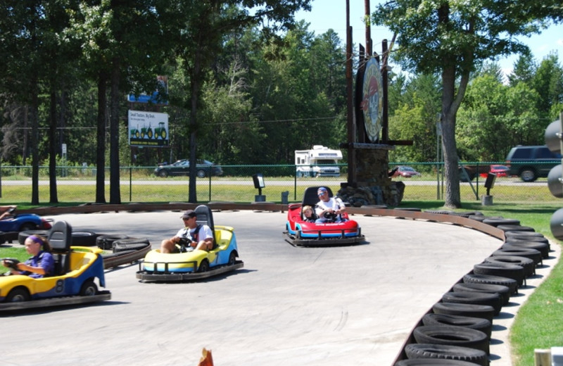 Go carts near Quarterdeck Resort.