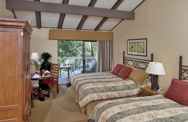 Guest room at Pala Mesa Resort.