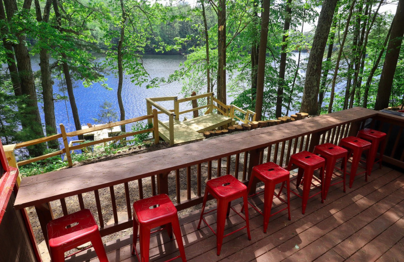 Rental deck at Northern Living - Luxurious Vacation Rentals.