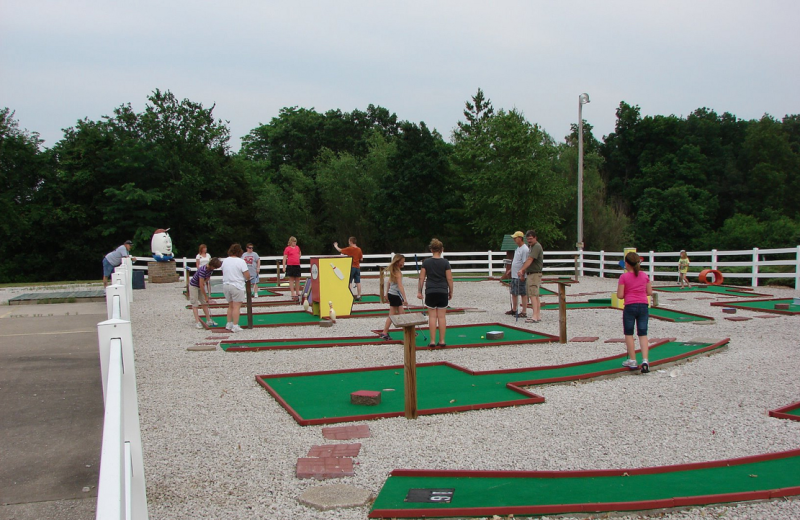 Mini golf at Mark Twain Landing.