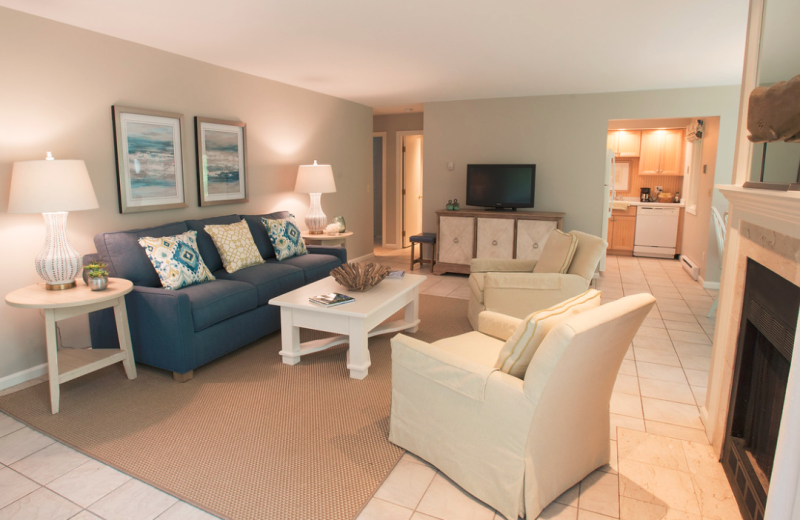 Guest room at Ocean Edge Resort & Club on Cape Cod.