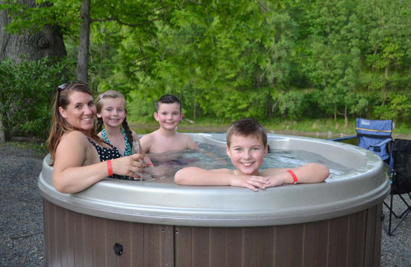 Hot tub at Mi-Te-Jo Campground.