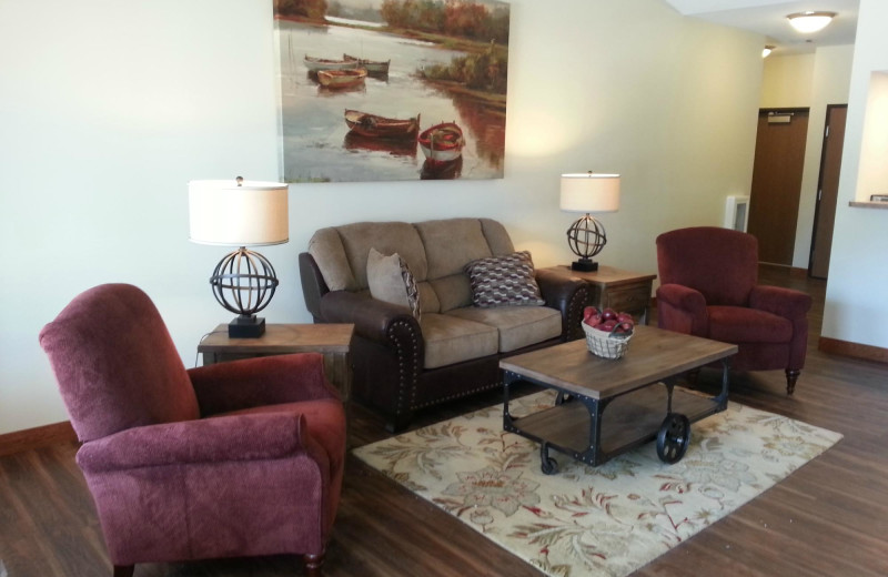 Lobby at Battle Lake Inn and Suites.