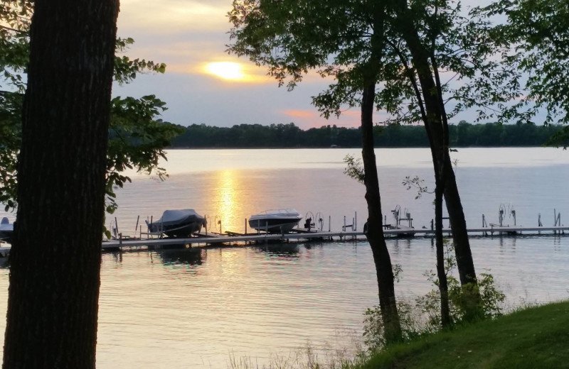 Lake view at Eden Acres Resort.