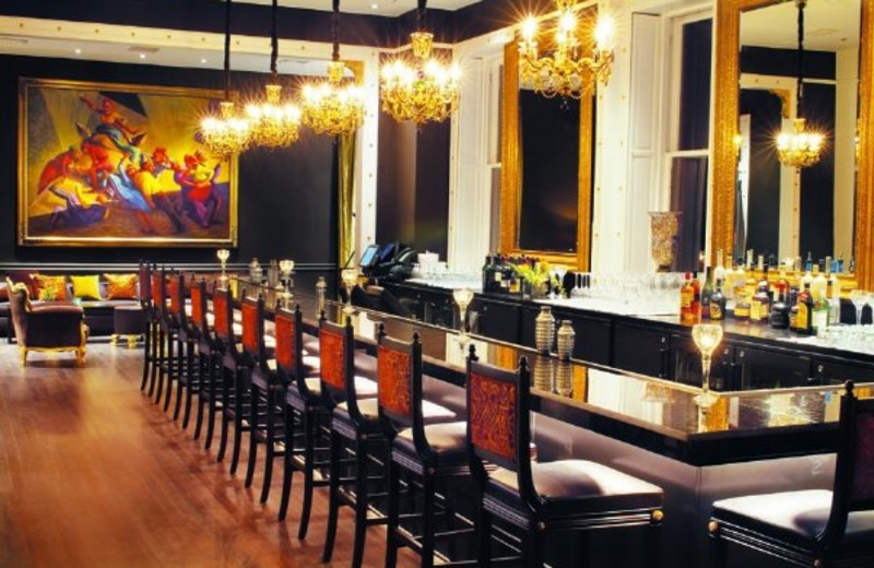 The bar at Mansion on Forsyth Park.