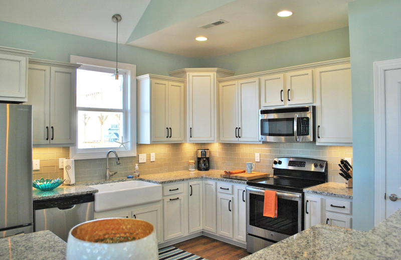 Rental kitchen at Access Realty Group.