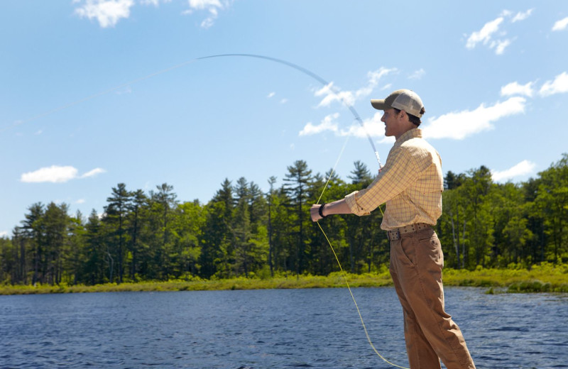 Fishing at The Lodge at Woodloch.