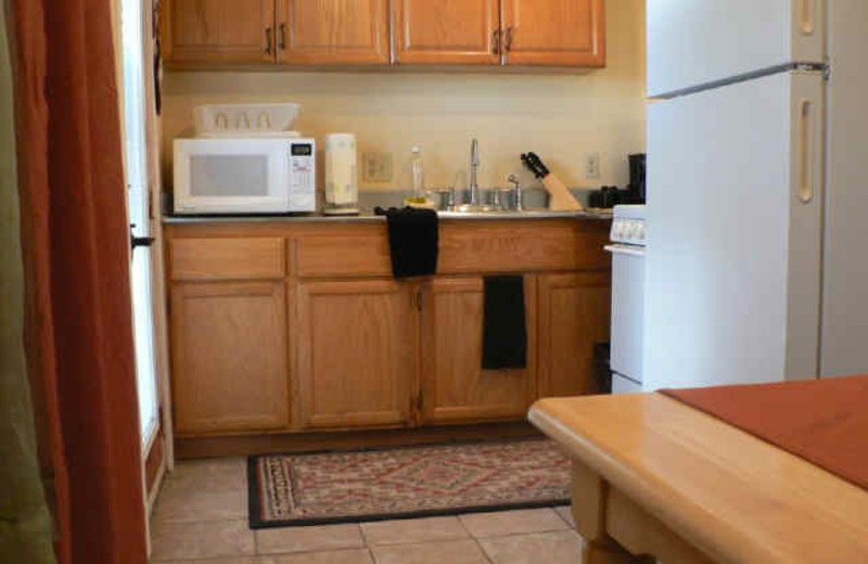 Kitchen Area at Alpaca Inn