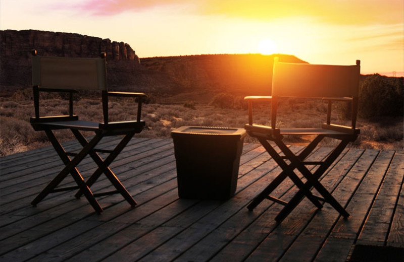 Watching the Sunset at Moab Under Canvas