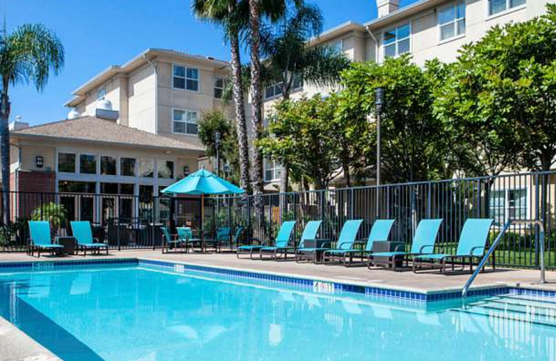 Outdoor pool at Residence Inn Los Angeles LAX/El Segundo.
