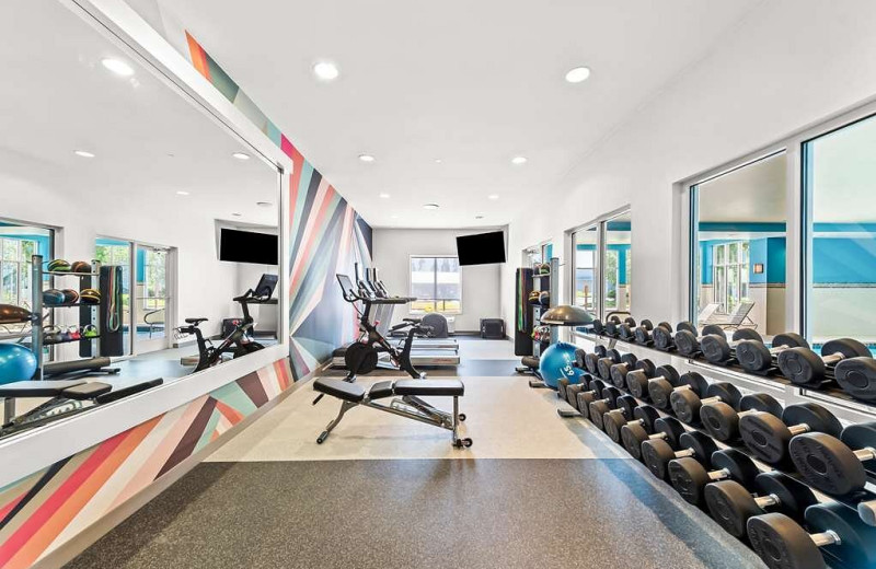 Gym at Hilton Garden Inn Seattle North/Everett.