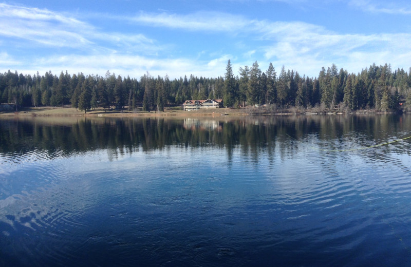 Exterior view of Tyee Lake Lodge.