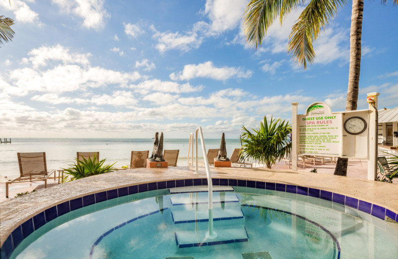 Hot tub at Coconut Beach Resort.