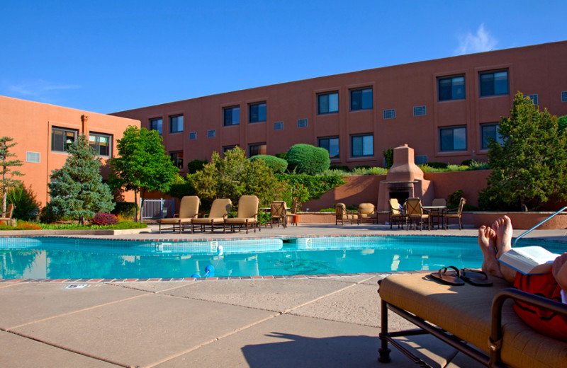 Outdoor pool at The Lodge at Santa Fe.