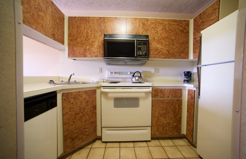 Guest kitchen at Split Rock Resort & Golf Club.