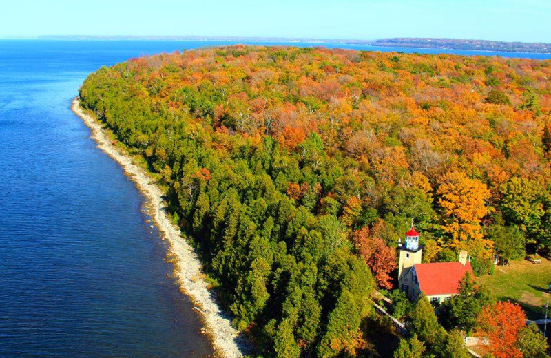 Lake near Door County Cottages.