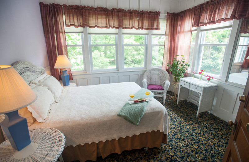 Guest bedroom at Market Street Inn.