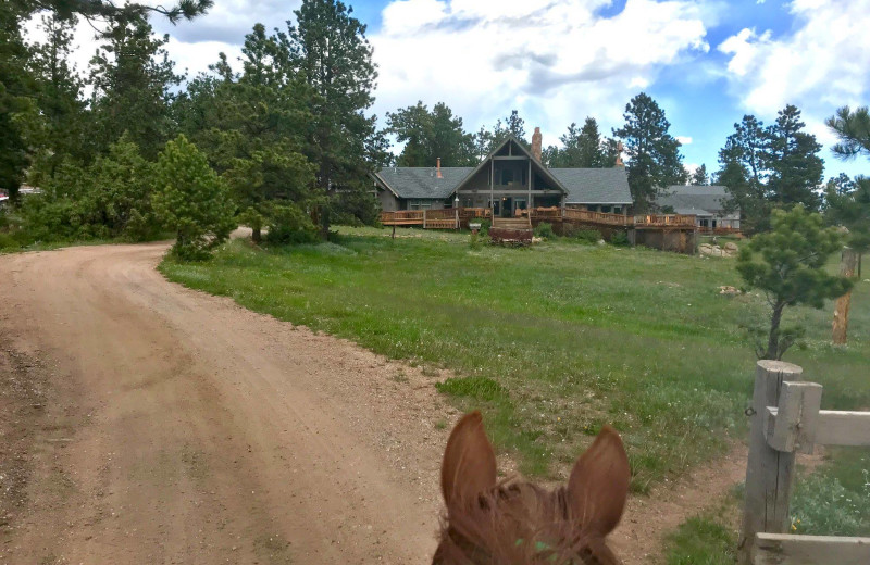 Exterior view of Sundance Trail Guest Ranch.