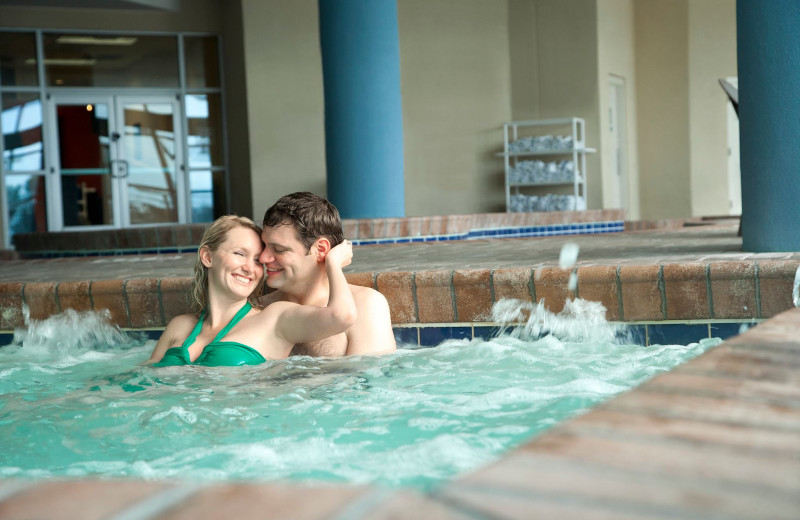 Hot tub at Bay View Resort.