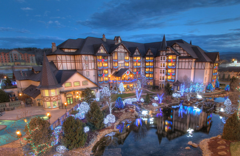 Exterior view of The Inn at Christmas Place.