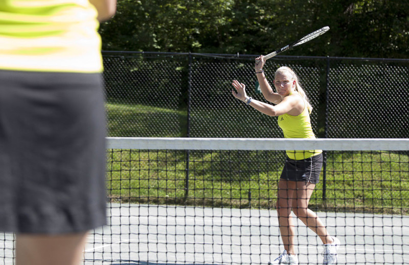 Tennis at Topnotch Resort.