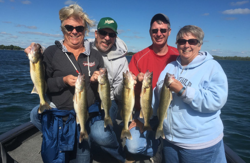 Fishing at Otter Tail Beach Resort.