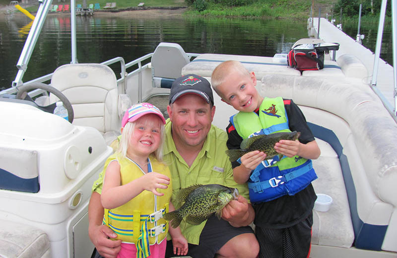 Fishing at Lakewood Lodge.