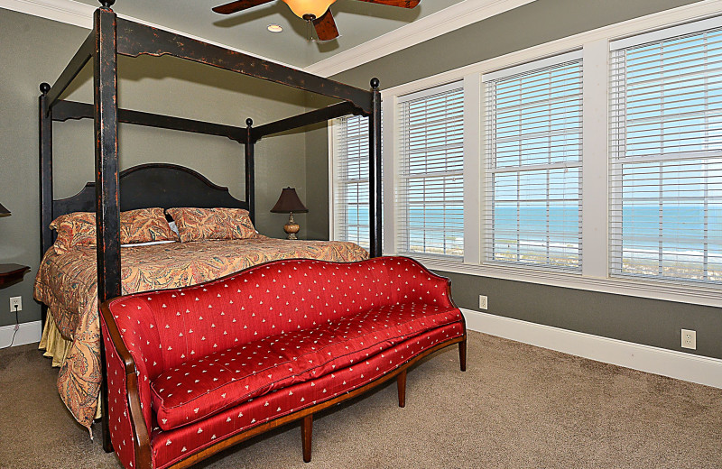 Rental bedroom at Sea Star Realty.