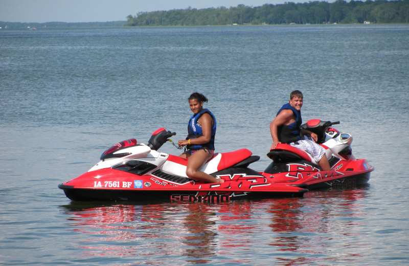 Jet ski at Vacationland Resort.