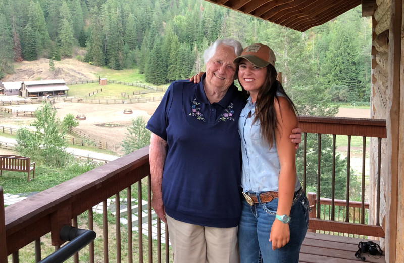 Family at Red Horse Mountain Ranch.