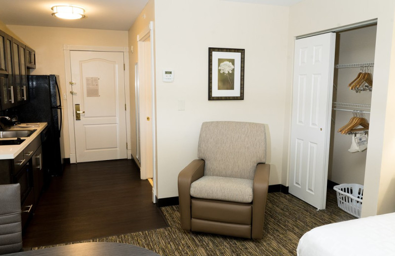 Guest room at Candlewood Suites - Stevensville.