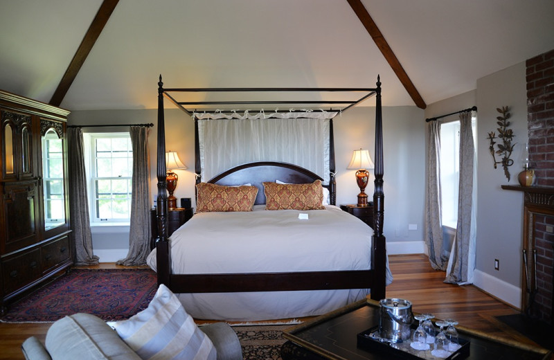 Guest room at Ste. Anne's Spa.
