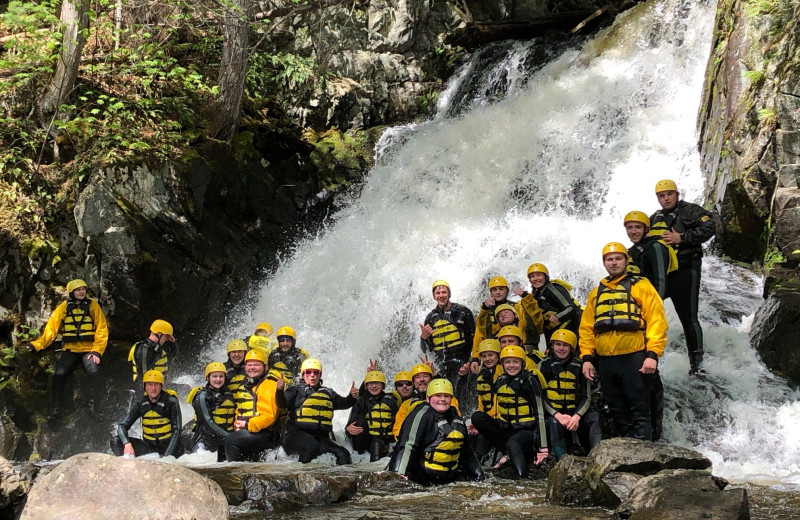 Waterfall at Northern Outdoors.
