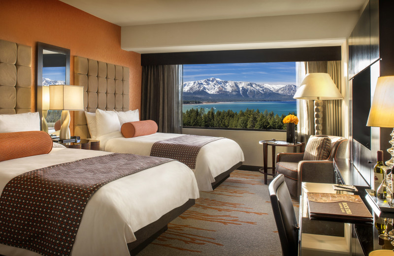 Guest room at Golden Nugget Lake Tahoe Hotel 