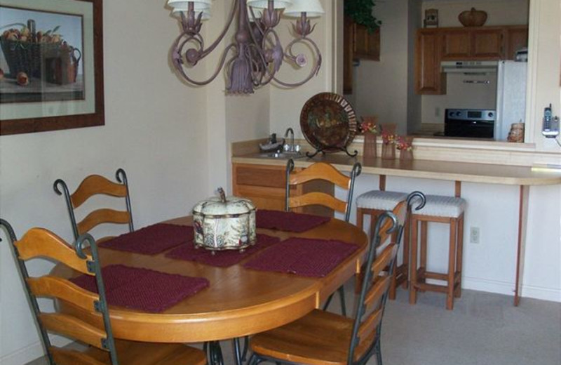 Rental dining room at Sugar Ski and Country Club.